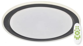 Top Light - LED Dimmelhető mennyezeti lámpa NORMAN LED/60W/230V fekete + távirányító