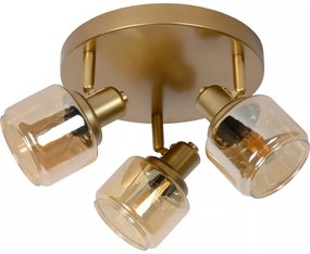 Lucide 77979/13/02 - Spotlámpa BJORN 3xE14/40W/230V arany