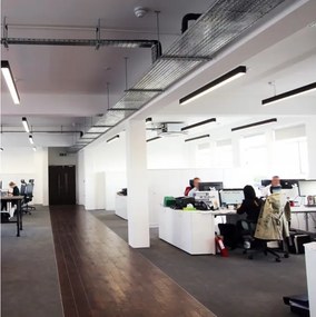 LED csillár zsinóron LED/44W/230V 4000K 120 cm fekete