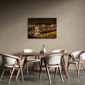 Éjszakai város képe (70x50 cm)