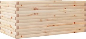 vidaXL tömör fenyő kerti virágláda 110 x 60 x 45,5 cm