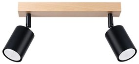 Sollux SL.1291 - Spotlámpa VERDO 2xGU10/10W/230V fekete