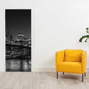 Fotótapéta ajtóra - Brooklyn híd New Yorkban (95x205cm)