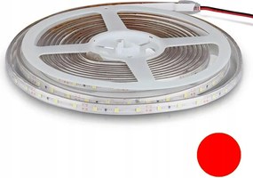 Led szalag 5m 12V piros színű fény vízálló V-tac