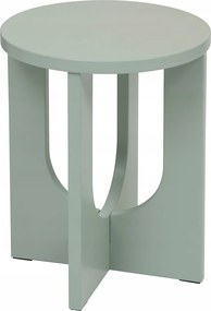 Kiegészítő Asztal Kerek Mdf Átmérő 40 CM Magasság 50,5 CM Zöld