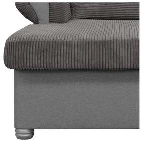 Szürkésbarna kordbársony heverő Lord – Ropez