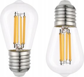 Izzó E27 ST45 4W 470lm 3000K meleg szín Oro Claro éjjeli lámpa