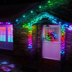 Karácsonyi kül/beltéri iSparkle okos tündér girland fényfüzér RGB - színváltós