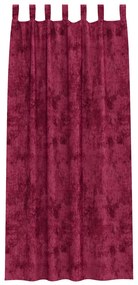 Bársonyos Függönyök 2 db Gombfüllel Burgundi Vörös 225x140 cm