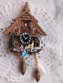 Nagy Hűtőmágnes Német München Kakukk Óra