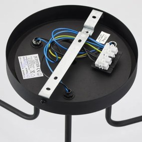 Jupiter 2037 - Felületre szerelhető csillár BURANO 3xG9/10W/230V fekete/arany/bézs