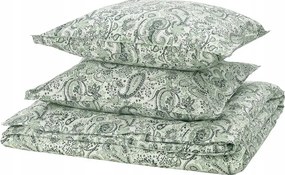 Ikea paplanhuzat és 2 párnahuzat Rodgersia zöld/fehér 200x200/50x60cm