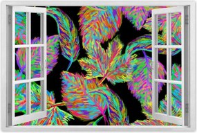 Poszterek 60x40 Színes levelek Levelek