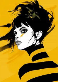 Poszter 59,4x84,1cm Sárga kecses