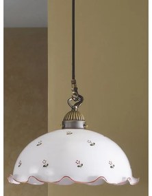 Kolarz 731.30.71 - Csillár zsinóron NONNA 1x E27/75W/230V piros