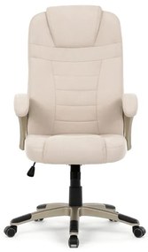 Bézs Szövet Irodai Főnöki Szék, Hinta Mechanikával. KA-C713 CRM2