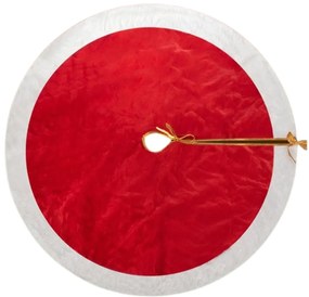 Karácsonyfa alátét RED VELVET 90 cm, piros