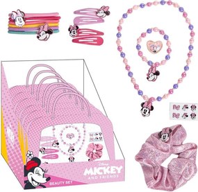 Disney Minnie Pink hajkiegészítő és ékszer szett 15 db-os