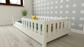 Lulu gyerekágy 80x180 fehér + habmatrac