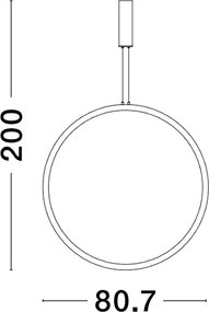 Függeszték Arany CHANGE NOVA LUCE 9070170