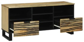 TV szekrény, 100x33,5x46 cm, tömör mangófából készült