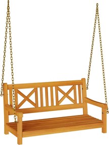 vidaXL Hinta Pad Barna 110 x 56 x 58.5 cm Tömör Akácfa