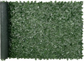 Mesterséges sövény borostyán 3 x 1,5 m zöld dekoráció kert erkély terasz