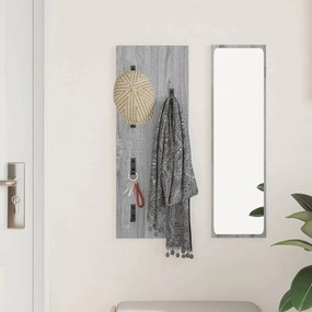 Fali Kabáthorog Szürke sonoma 30 x 1.5 x 80 cm Faanyag