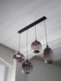 Osram - Tápkábel NEEDLE PENDANT 4xE27/25W/230V antracitszürke
