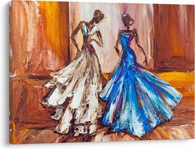 Kép - táncos, olajfestmény (70x50 cm)