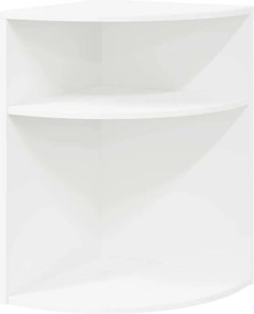 vidaXL Végasztal Fehér 39,7 x 39,7 x 60 cm Faanyag
