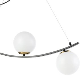 ONLI - Csillár zsinóron TRIO 3xE14/6W/230V fekete