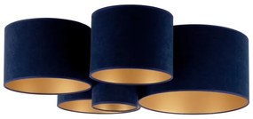 Duolla - Mennyezeti lámpa ROLLER PENTO 5xE27/60W/230V kék