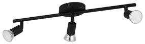 Eglo 32431 - LED Spotlámpa BUZZ-LED 3xGU10/2,8W/230V 3000K fekete