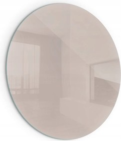 Nyomott mintás edzett kandalló kályha alátét Világosbarna 90cm