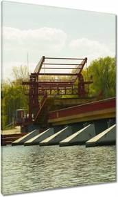 Vászonkép 70x100 Felvonóhíd Bicskén