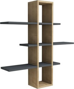 Ardo fali polc, antracit, 96 cm