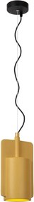 LUCIDE 44415-13-34 NINJA Modern Függesztett Lámpa Sárga E27 IP20