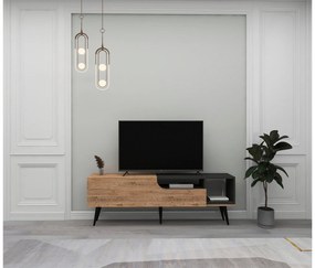 TV asztal/szekrény Monuma (atlanti fenyő + antracit) . Akció -22%. 1095321