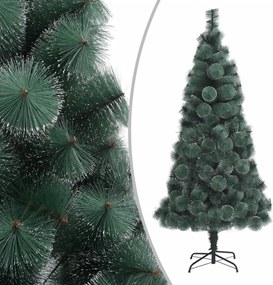 vidaXL zöld PET műkarácsonyfa állvánnyal 240 cm