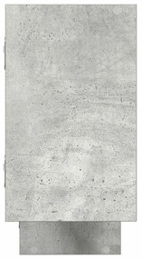 betonszürke szerelt fa fali kockapolc 5 rekeszes színű