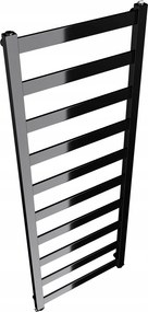 FĂŒrdĆszobai RadiĂĄtor Egyenes Fekete FĂ©nyes 670/540