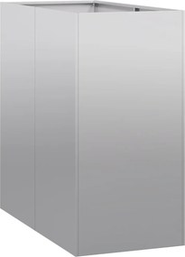 vidaXL horganyzott acél növénytartó 40x80x80 cm