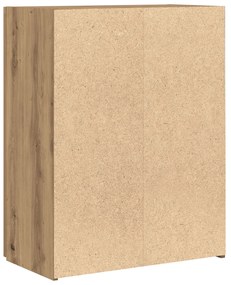 Irodai szekrény - Artisan tölgy - 60 x 32 x 77.5 cm - Műanyag