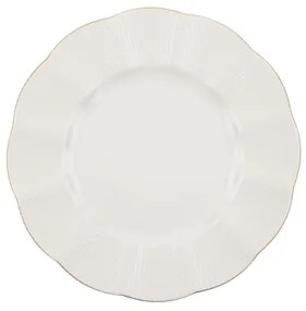 24 darabos étkészlet fehér/arany/porcelán