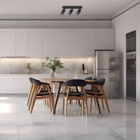 Spotlámpa VERTICAL 3xGU10/8W/230V fekete