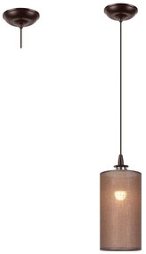 LED Csillár zsinóron NOEL MINI 1xE27/60W/230V barna