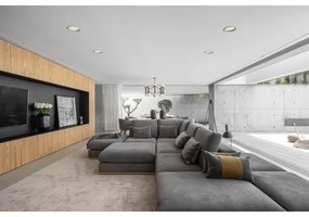 APLED-LED Lámpa RONDO WOODLINE LED/12W/230V 4000K átm. 20 cm fenyő tömör fa