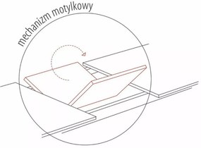 Porto bővíthető kerámia étkezőasztal 120-160 cm