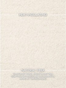 Krémszínű kézi szövésű gyapjú kerek szőnyeg ø 160 cm Puristic Knots – Elle Decoration